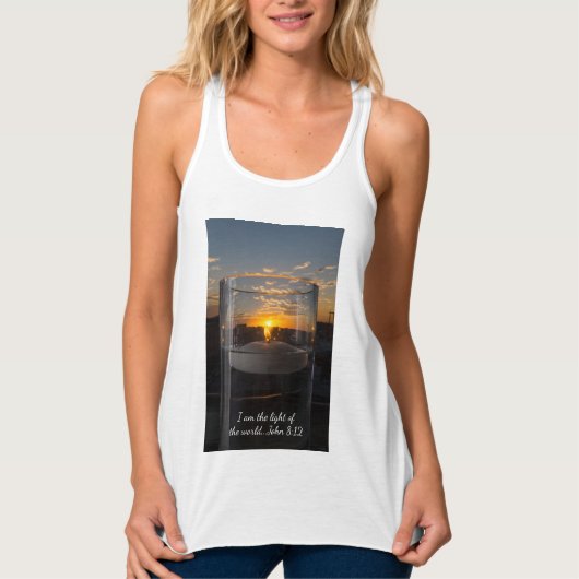 Candlelight Sunset Tanktop (Voorkant)