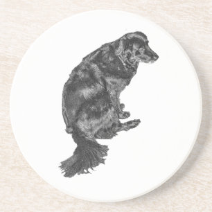 Candlelight Table Hush — Retriever Zandsteen Onderzetter