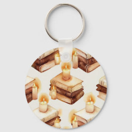 Candlelit Books Cozy Reader Sleutelhanger