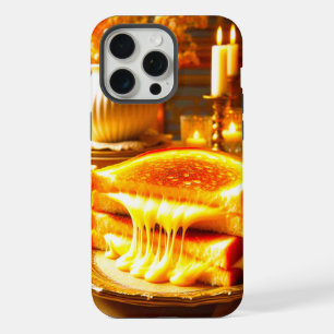 Candlelit Comfort Meal: Gegrilde Kaas Sandwich iPhone 15 Pro Max Case