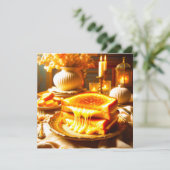 Candlelit Comfort Meal: Gegrilde Kaas Sandwich Kaart (Staand voorkant)