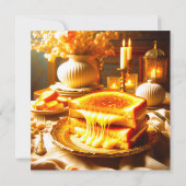Candlelit Comfort Meal: Gegrilde Kaas Sandwich Kaart (Achterkant)