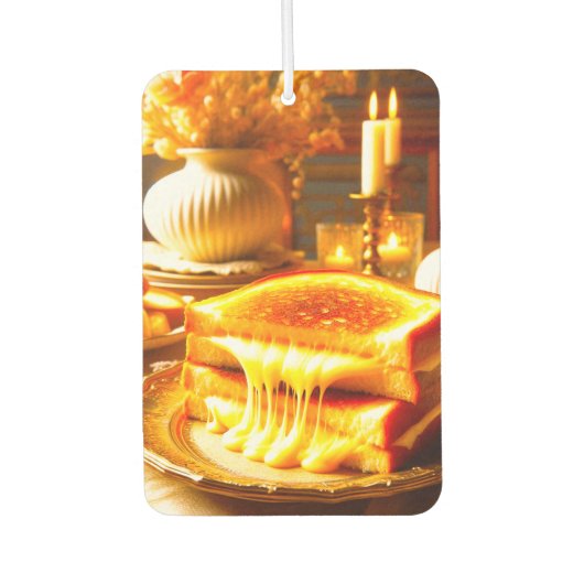 Candlelit Comfort Meal: Gegrilde Kaas Sandwich Luchtverfrisser (Voorkant)