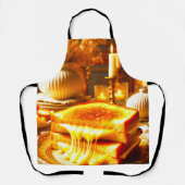 Candlelit Comfort Meal: Gegrilde Kaas Sandwich Schort (Voorkant)