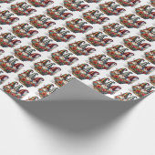 Candlelit Gnome Christmas Glow Cadeaupapier (Hoek)