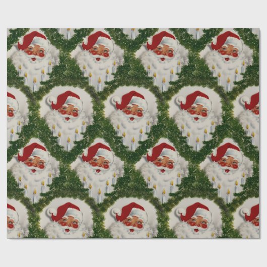 Candlelit Joy Sinterklaas Cadeaupapier (Vlak)