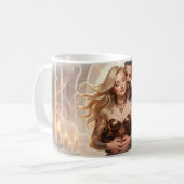 Candlelit Koppel Teder Omhelzing Fantasie Mok (Voorkant links)