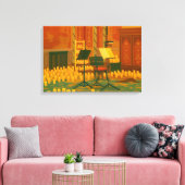 Candlelit Prelude - Muziekkamer, Brighton Paviljoe Canvas Afdruk (Insitu (Woonkamer))