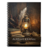 Candlelit Spellbook Notitieboek – Cozy Witch Journ (Voorkant)