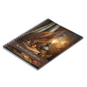 Candlelit Spellbook Notitieboek – Cozy Witch Journ (Linkerzijde)