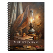 Candlelit Spellbook Notitieboek – Cozy Witch Journ (Voorkant)