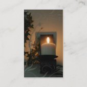Candlelit Visitekaartje (Achterkant)