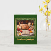 Candlemas Wenskaart Kaart (Gele Bloem)