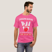Candlepin bowling maat van ballen Grappig New Engl T-shirt (Voorkant volledig)