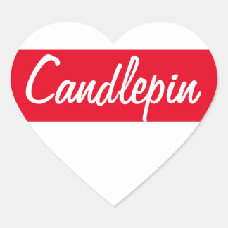 Candlepin hart Sticker