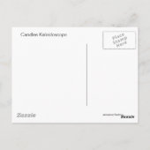 Candles Kaleidoscoop Briefkaart (Achterkant)