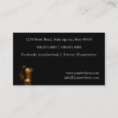 Candles/lights business cars visitekaartje (Achterkant)