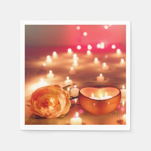 Candles Paper Napkin Servet (Voorkant)