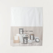 Candles Pop Up Shop Table Runner Sign Logo Vendor Wandkleed (Voorkant)