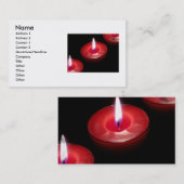 Candles Visitekaartje (Voorkant / Achterkant)