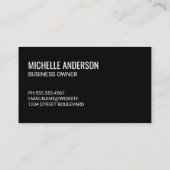 Candlestick Logo Visitekaartje (Achterkant)