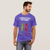 Candlestick Physique Stock Market Day Trader T-shirt (Voorkant volledig)