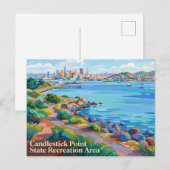 Candlestick Point State Recreation Area Californië Briefkaart (Voorkant / Achterkant)