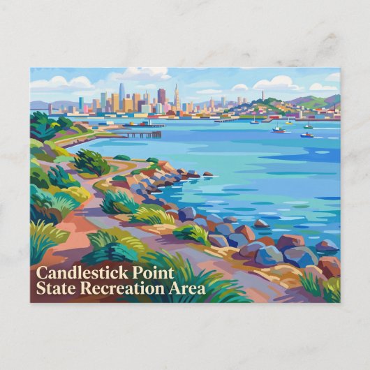 Candlestick Point State Recreation Area Californië Briefkaart (Voorkant)
