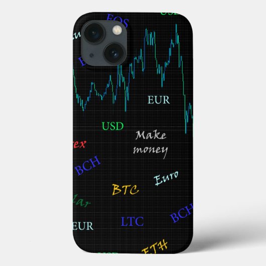 Candlestick Stock Market Chart Case-Mate iPhone Case (Achterkant)