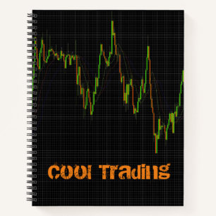 Candlestick Stock Market Chart Notitieboek