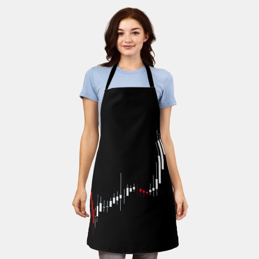 Candlestick Stock Market Chart Schort (Gedragen)