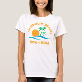 CANDOLIM BEACH-GOA INDIA T-SHIRT