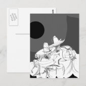 Candomberos (Carnival van Uruguay) Briefkaart (Voorkant / Achterkant)