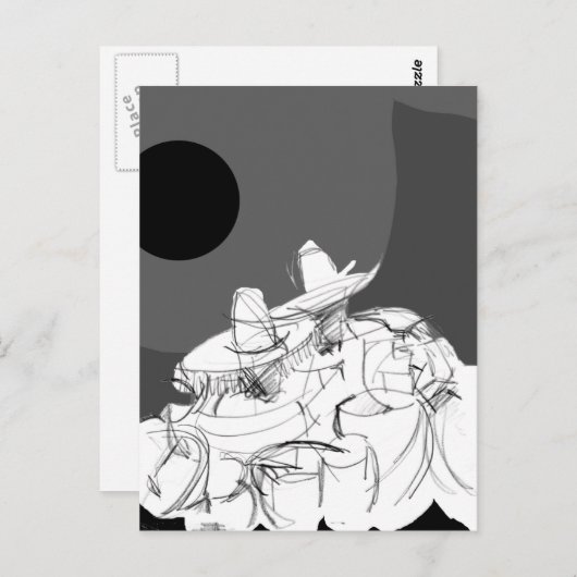 Candomberos (Carnival van Uruguay) Briefkaart (Voorkant / Achterkant)