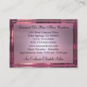 Candscent Elegant Professional Pearl Visitekaartje (Achterkant)