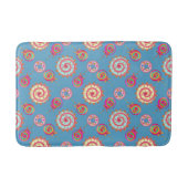 Candy and Cakes Blue Badmat (Voorkant)