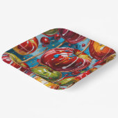 Candy Apple Paper Plate Papieren Bordje (Gebogen)