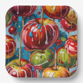 Candy Apple Papieren Bord (Voorkant)