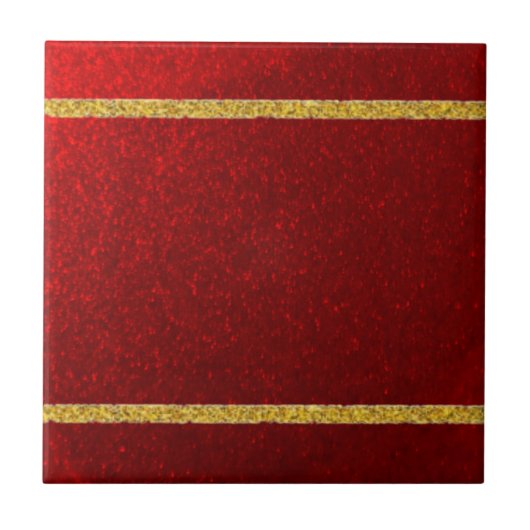 Candy Apples Rood Goud  Tegeltje (Voorkant)