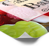 Candy Bar Bruiloft of Baby Shower Bord Poster (Hoek)