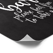 Candy Bar Krijtbord Script 8x10 Trouwbord Poster (Hoek)