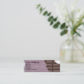 Candy bar ontwerp Slanke Visitekaartjes (Staand voorkant)