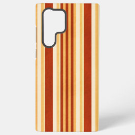 Candy Bar strepen rood en geel Phonehoesje Samsung Galaxy Hoesje