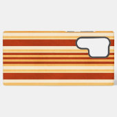 Candy Bar stripes red and yellow Phone Case Samsung Galaxy Hoesje (Achterkant horizontaal)