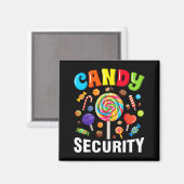 Candy Beveiliging Grappige Halloween Kostuum Magneet (Voorkant / Achterkant)