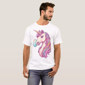 Candy Bubble Eenhoorn (1) T-shirt (Voorkant volledig)
