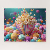 Candy Burst Popcorn Delight Legpuzzel (Horizontaal)