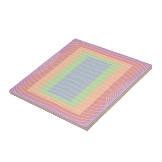 Candy Cake Pastel Kleurblok Tegeltje (Zijkant)