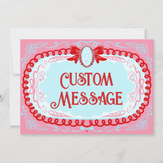 Candy Cameo Aangepast Kaart