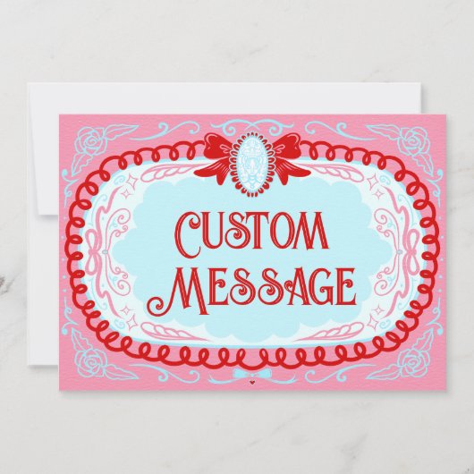 Candy Cameo Custom Save The Date (Voorkant)